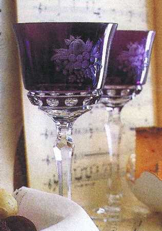 Duke of Gloucester Amethyst Extra Large Wine Hock