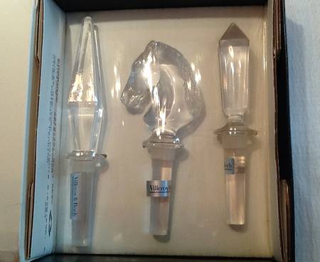 Cocktail Hour Wine Bottle Stopper - Set of 3 Motifs