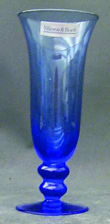 Nadine Blue Fluted Champagne