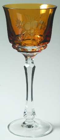 Duke of Gloucester Amber Extra Large Wine Hock