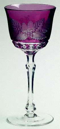 Tobacco Leaf Rose Small Hock Wine