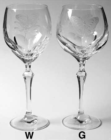Springtime Wine Glass