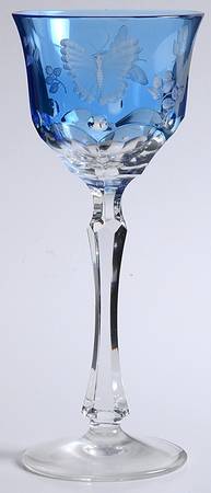Springtime Sky Blue Hock Wine