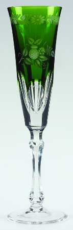 Bouquet Emerald Green Fluted Champagne