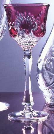 Sculptured Shell Raspberry Hock Wine