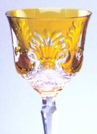 Sculptured Shell Amber Hock Wine