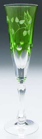 Printemps Yellow Green Fluted Champagne