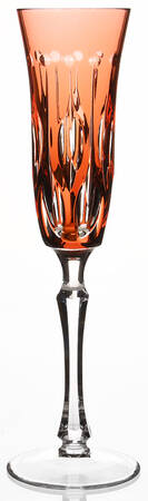 Renaissance Raspberry Fluted Champagne