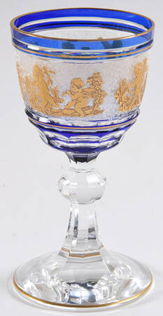 Danse de Flore Cobalt Liquor Cocktail by Val St Lambert