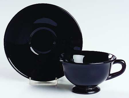 Formal Classics Black Cup & Saucer Set