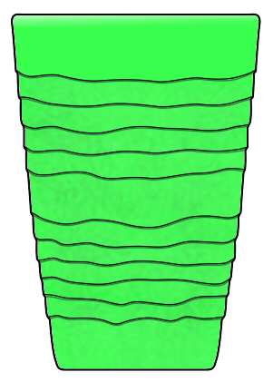 Ripples Green (Satin) by Viking
