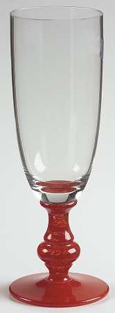 Isabelle Red Fluted Champagne