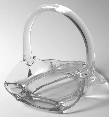 Christina Clear Divided Basket