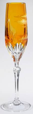 Safari Amber Fluted Champagne
