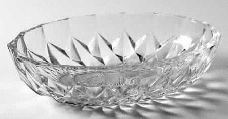 Nicole (Giftware) 7" Oval Bowl by Val St Lambert
