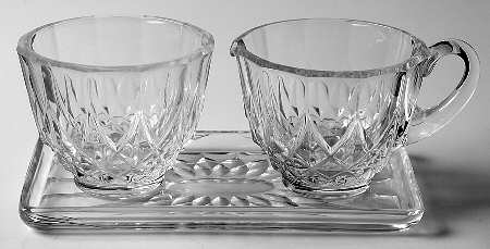 Nicole (Giftware) Creamer, Sugar and Tray Set