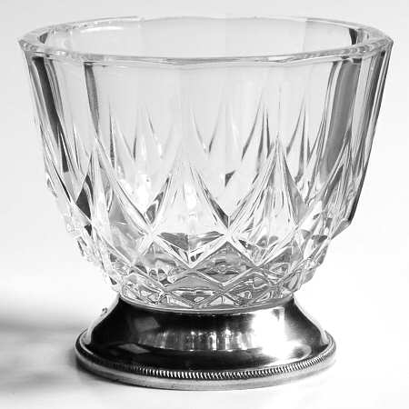 Nicole (Giftware) Silverplate Base Open Sugar by Val St Lambert