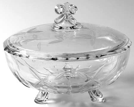 Leaf (Cut, Clear) Candy Box & Lid