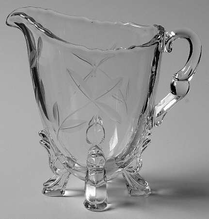 Leaf (Cut, Clear) Creamer