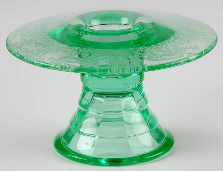 Black Forest Green Single Light Candlestick