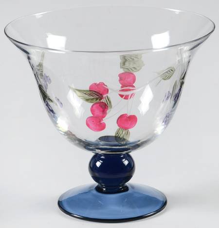 Cottage Glass Footed Dessert