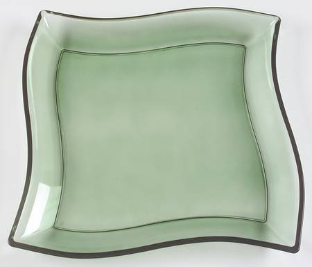 New Wave Square 11" Green Sqaure Serving Tray