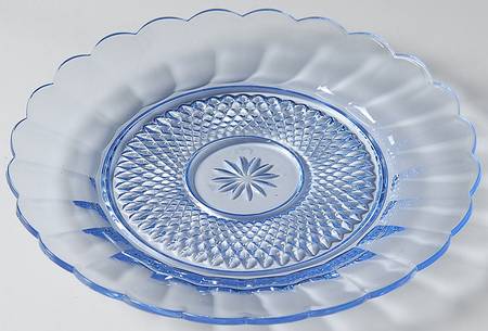 Retro Country Blue Bread & Butter Plate