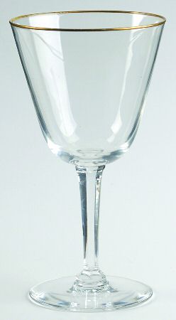 VAS27 Gold Trim Wine Glass