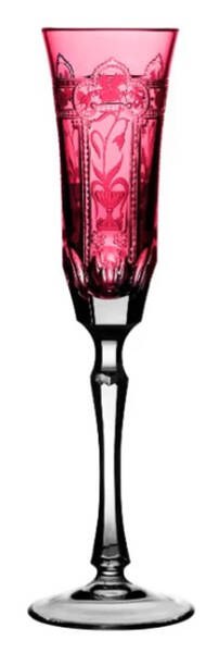 Imperial Raspberry Fluted Champagne