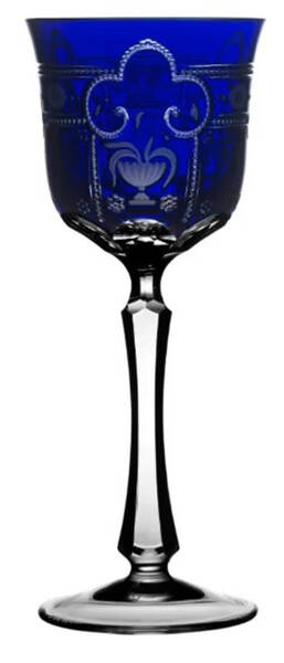 Imperial Cobalt Blue Water Goblet