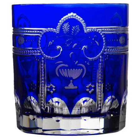 Imperial Cobalt Blue Double Old Fashioned
