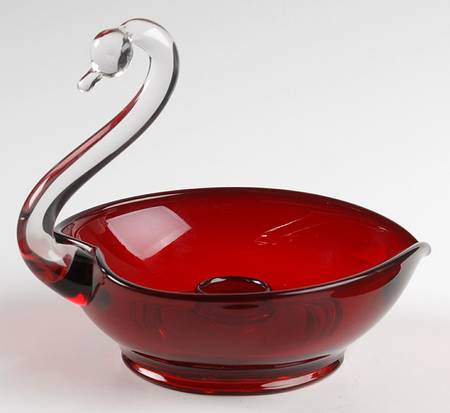 Animals & Figurines #993 Swan Candle Bowl