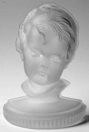 Animals & Figurines Child's Face Bookend