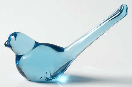 Heisey Animals & Figurines #1 Blue Sparrow