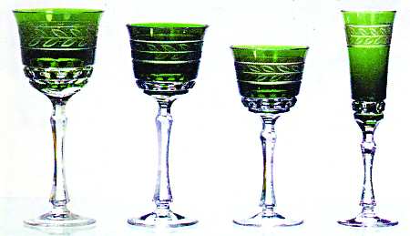 Emerald Vine Green Extra Large Hock Wine
