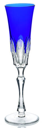 Captiva Cobalt Blue Fluted Champagne
