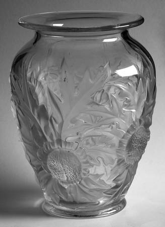 Amber (France) Alpine Thistle Vase