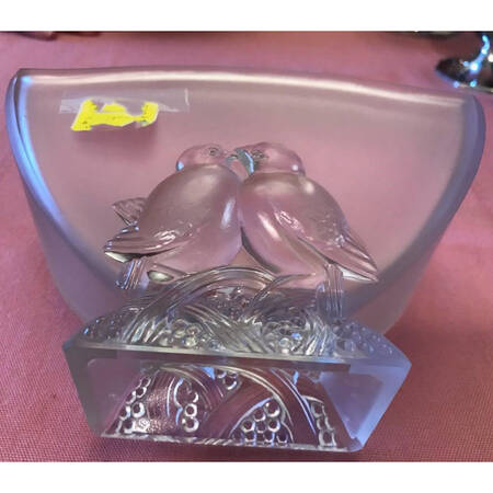Dusty Rose (France) Lovebird Vase