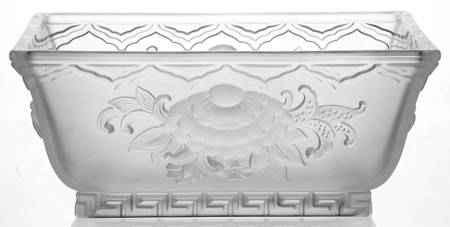 Clear Frosted (Giftware) Chrysanthemum Bowl