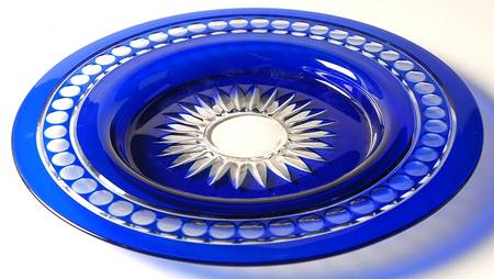 VAS38 Cobalt Salad Plate