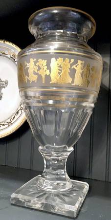 Dans de Flore Clear (Knob Stem) 11" Flower Vase