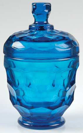 Georgian Blue (Bluenique) Sugar Bowl & Lid