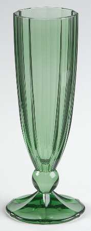 My Garden (Green) Fluted Champagne