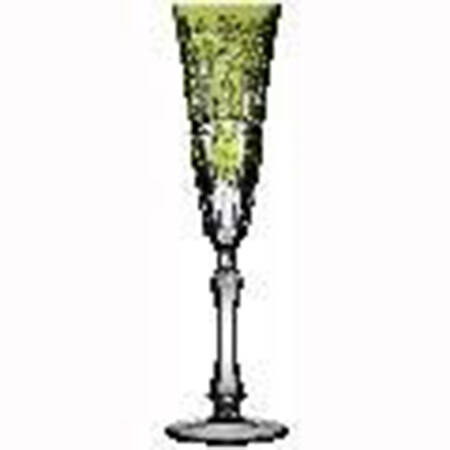 Athens Yellow Green Fluted Champagne