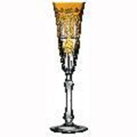 Athens Amber Fluted Champagne