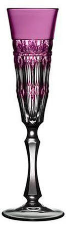 Barcelona Amethyst Fluted Champagne