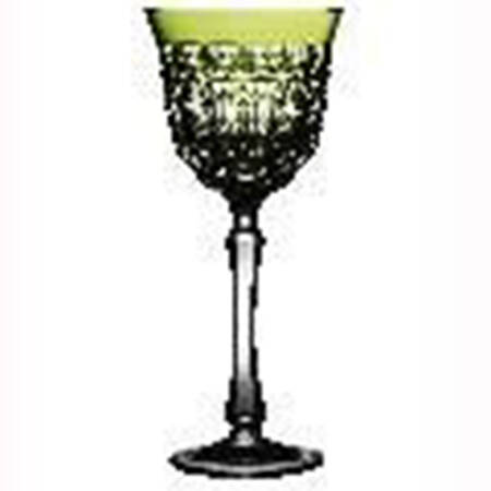 Barcelona Yellow Green Water Goblet