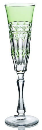 Barcelona Yellow Green Fluted Champagne