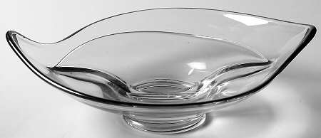 Epic Clear (Platinum Trim) 7" Oblong 2 Part Relish