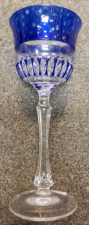 Aurora Cobalt Blue Hock Wine